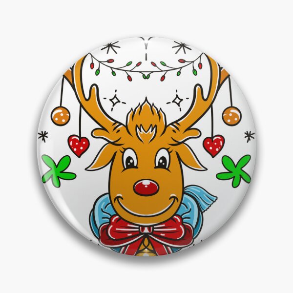 Item preview, Cute Christmas deer  designed and sold by nickardi.