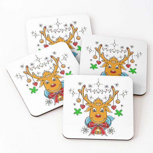 Item preview, Cute Christmas deer  designed and sold by nickardi.