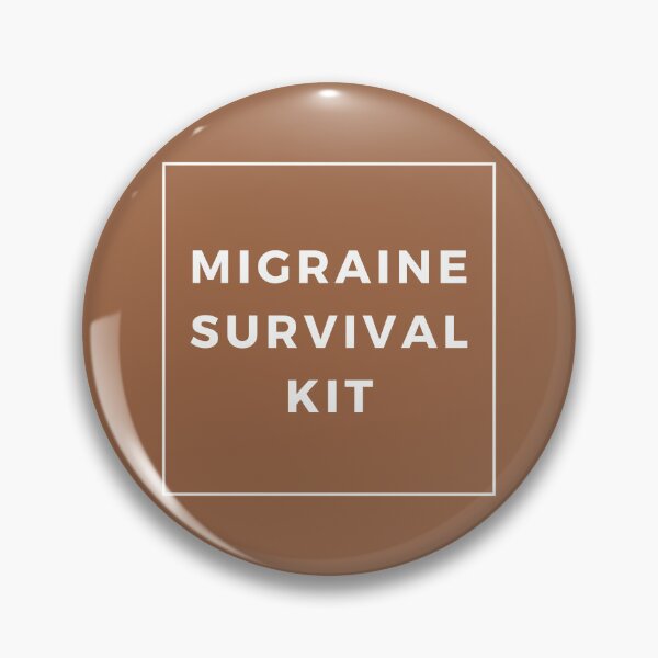 Item preview, Kit de supervivencia para la migraña, kit para el dolor de cabeza, marrón, café con leche, linda camisa divertida, minimalista, dolor crónico, enfermedad, Spoonie, conciencia del dolor de cabeza designed and sold by InterpreTees.
