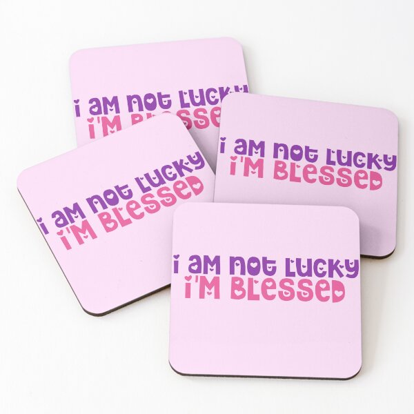 Item preview, I am not lucky I'm blessed designed and sold by Jennyaesthetic.