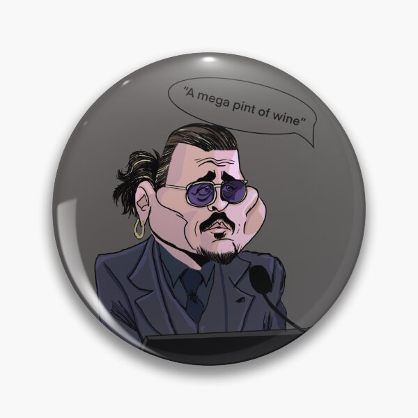 Item preview, Jonny Depp Mega pint of wine designed and sold by 3leggeddogg.