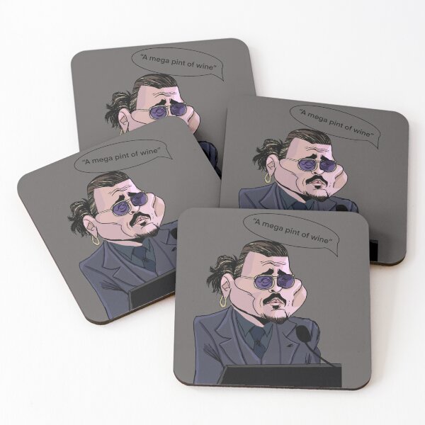 Item preview, Jonny Depp Mega pint of wine designed and sold by 3leggeddogg.