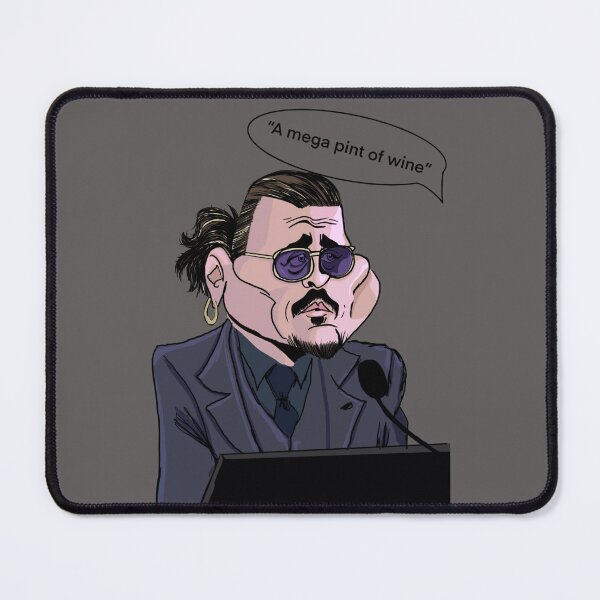 Item preview, Jonny Depp Mega pint of wine designed and sold by 3leggeddogg.