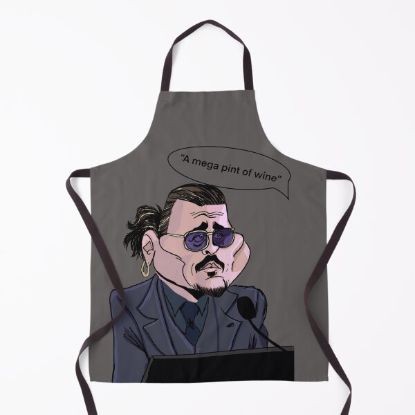 Item preview, Jonny Depp Mega pint of wine designed and sold by 3leggeddogg.