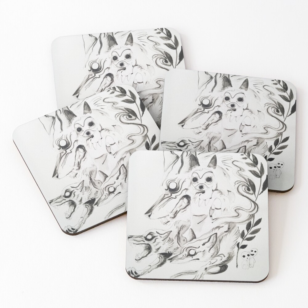 Item preview, Coasters (Set of 4) designed and sold by Surprisewolf.