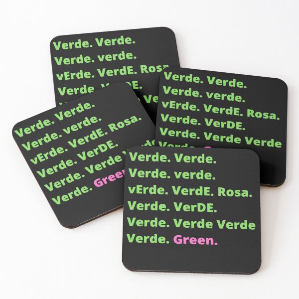 Item preview, Verde. Verde. Green. designed and sold by MacaMacaMaca.