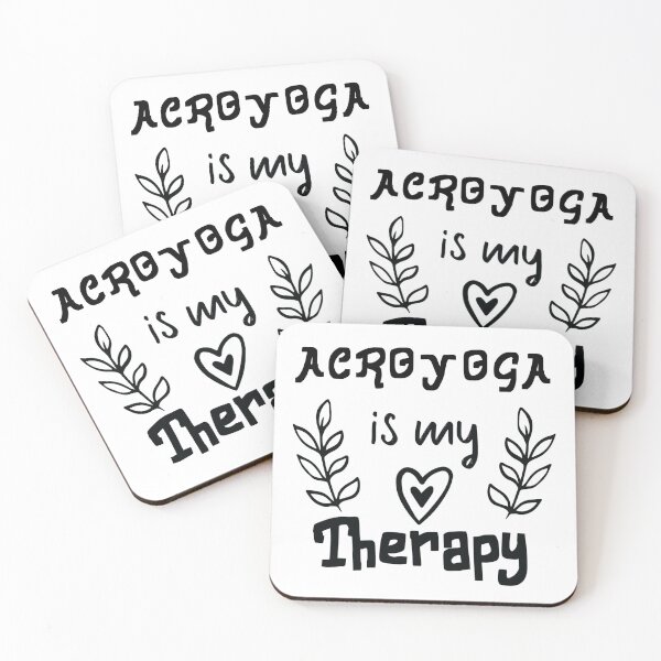 Item preview, Acroyoga Is My Therapy, Acro, Funny Acroyoga, Yoga designed and sold by Aerial Addicts.