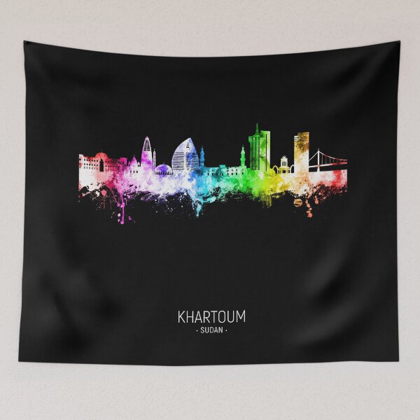 Item preview, Khartoum Sudan Skyline designed and sold by ArtPrints.