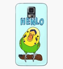 henlo - budgie Case/Skin for Samsung Galaxy