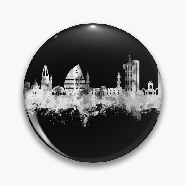 Item preview, Khartoum Sudan Skyline designed and sold by ArtPrints.