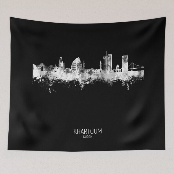 Item preview, Khartoum Sudan Skyline designed and sold by ArtPrints.