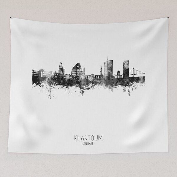Item preview, Khartoum Sudan Skyline designed and sold by ArtPrints.