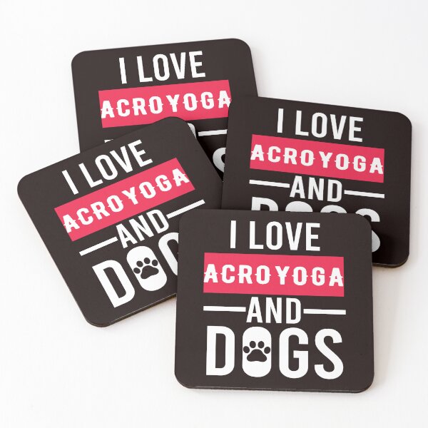 Item preview, I Love Acroyoga And Dogs, Acro, Funny Acroyoga, Yoga designed and sold by Aerial Addicts.