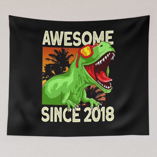 Item preview, 4 Years Dinosaur Tyrannosaurus 4th Birthday designed and sold by Ibu83.