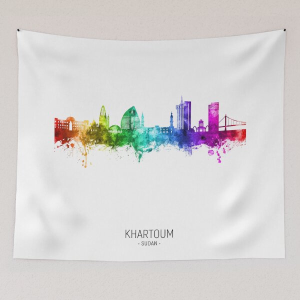 Item preview, Khartoum Sudan Skyline designed and sold by ArtPrints.