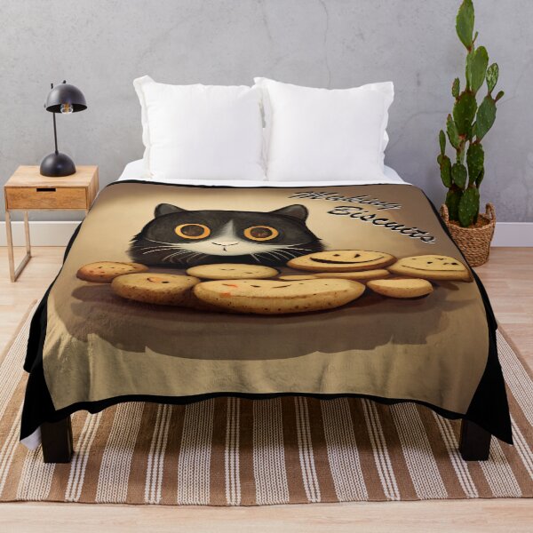 Item preview, Cute Black Funny Cat Making Biscuits With Love designed and sold by MattsMultiverse.