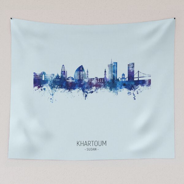Item preview, Khartoum Sudan Skyline designed and sold by ArtPrints.