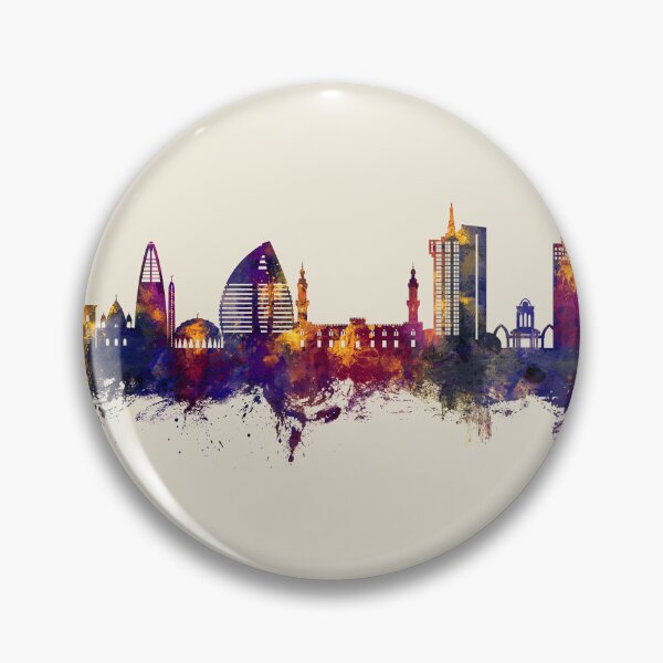 Item preview, Khartoum Sudan Skyline designed and sold by ArtPrints.