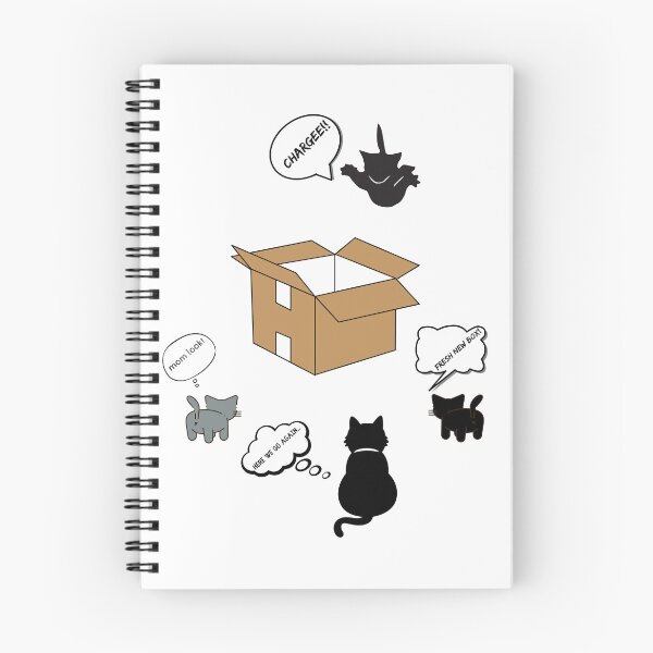 Item preview, Kitties in a Box Playing designed and sold by PositiveDen.