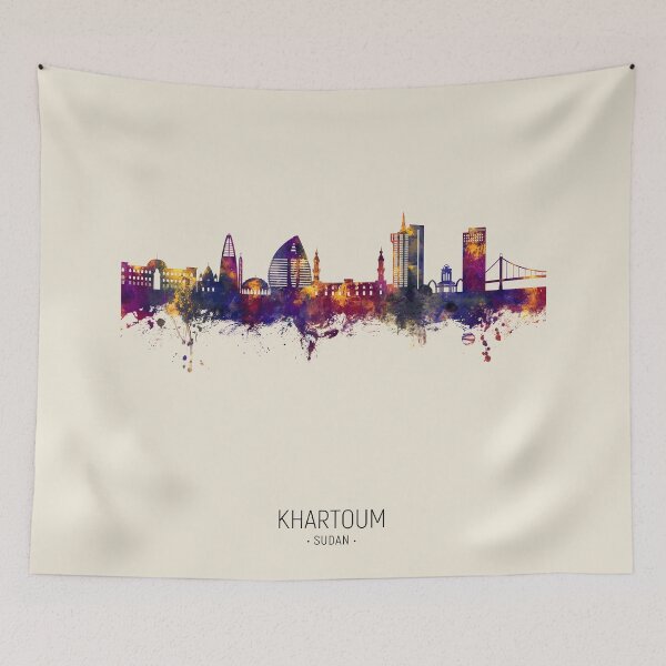 Item preview, Khartoum Sudan Skyline designed and sold by ArtPrints.