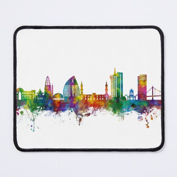 Item preview, Khartoum Sudan Skyline designed and sold by ArtPrints.