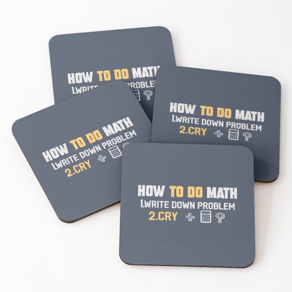 Item preview, How To Do Math Funny Quote designed and sold by noor121.