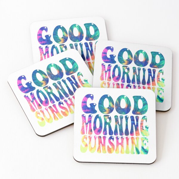 Item preview, Retro Tie Dye Good Morning Sunshine Happy Place Design designed and sold by MimsTees.