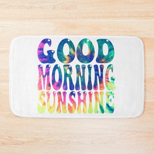 Item preview, Retro Tie Dye Good Morning Sunshine Happy Place Design designed and sold by MimsTees.