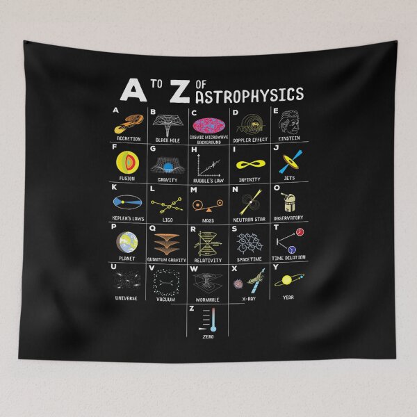 Item preview, A To Z Funny Astronomy Lover Astrophysics Astronomer Gift designed and sold by flimsyarmament9.