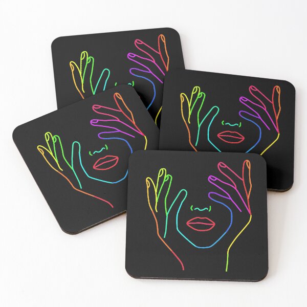 Item preview, Colorful line art women  designed and sold by Mialunaa.