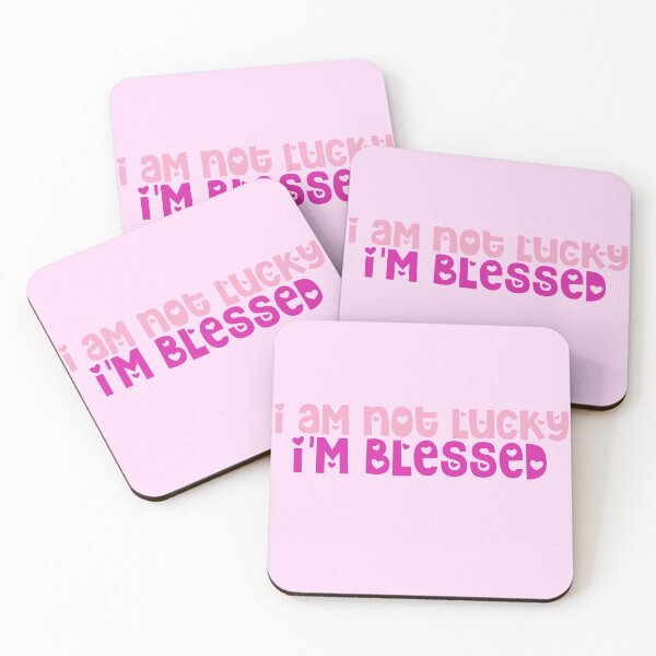 Item preview, I am not lucky I'm blessed designed and sold by Jennyaesthetic.