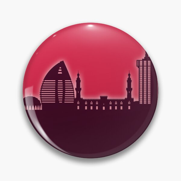 Item preview, Khartoum Sudan Skyline designed and sold by ArtPrints.
