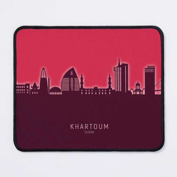 Item preview, Khartoum Sudan Skyline designed and sold by ArtPrints.