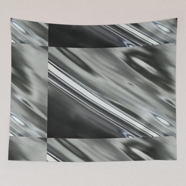 Item preview, Cluster black/white 011: "Metal Blinkers 01" designed and sold by Brunhilde1001.