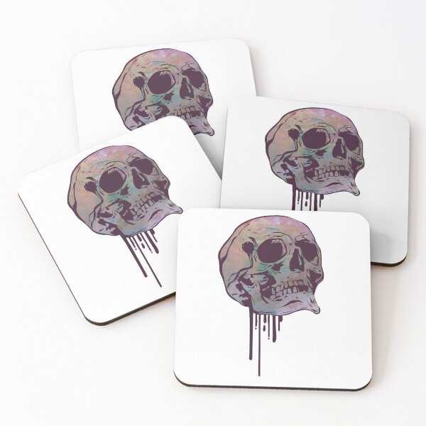 Item preview, Dripping Skull: Dusky Pink designed and sold by CoPriArt.