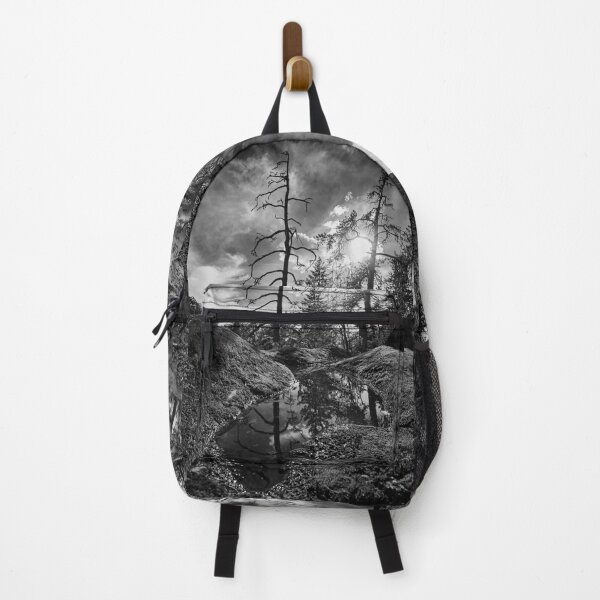 Item preview, Reflection of the hillside trees bw designed and sold by Jouko Lehto Photography.