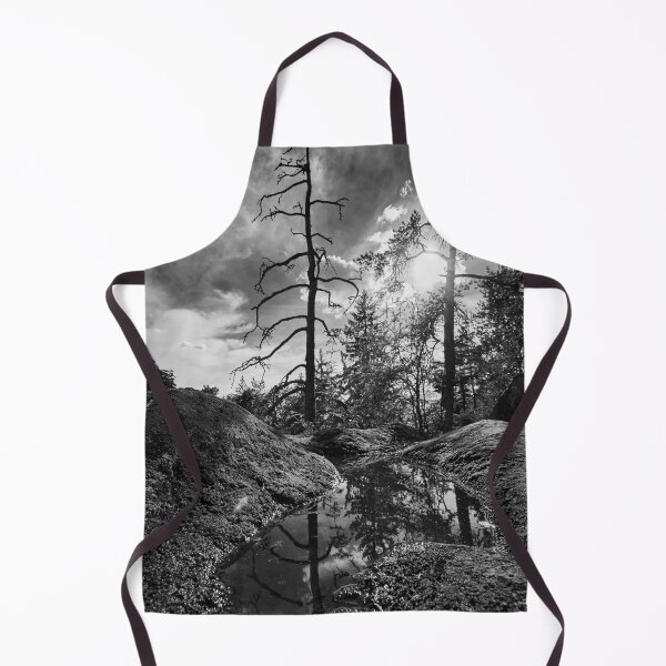 Item preview, Reflection of the hillside trees bw designed and sold by Jouko Lehto Photography.