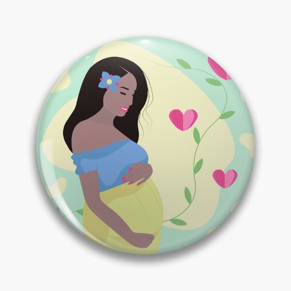 Item preview, Pregnant woman, cute brunette designed and sold by OM-lova.