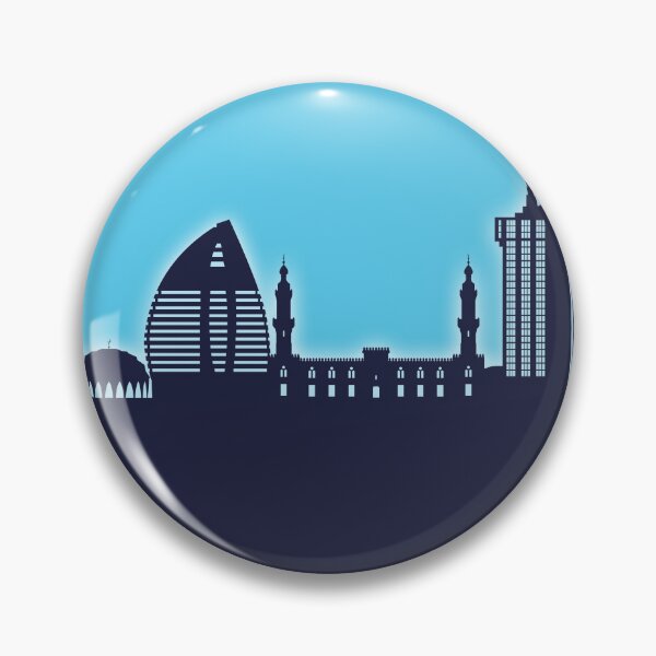 Item preview, Khartoum Sudan Skyline designed and sold by ArtPrints.