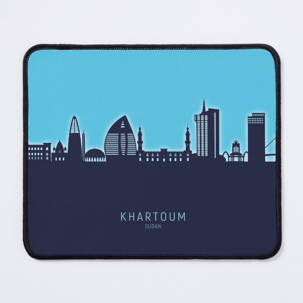 Item preview, Khartoum Sudan Skyline designed and sold by ArtPrints.