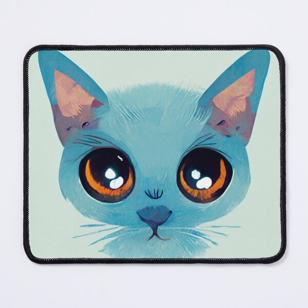 Item preview, Cute Blue Cat designed and sold by CleverShots.
