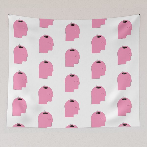Item preview, Pink Cute Aesthetic Retro Teen Space Head designed and sold by PBANDJCO.