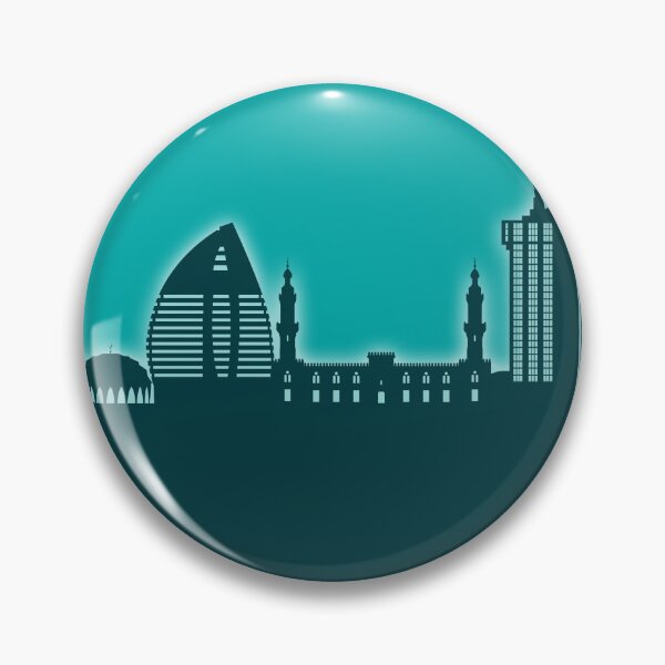 Item preview, Khartoum Sudan Skyline designed and sold by ArtPrints.
