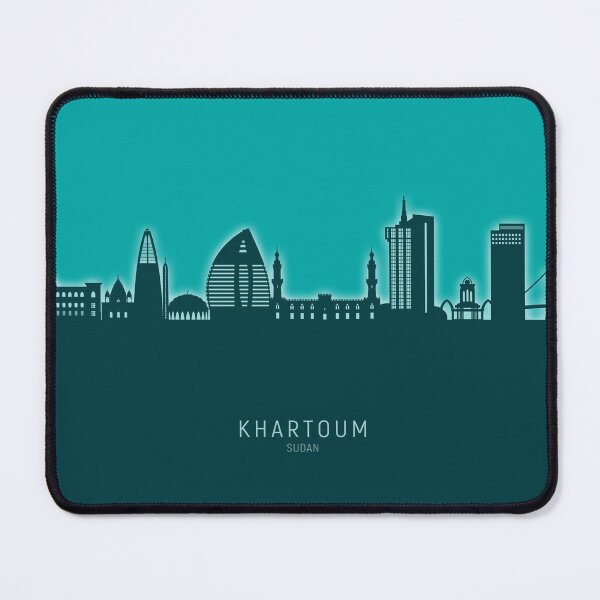 Item preview, Khartoum Sudan Skyline designed and sold by ArtPrints.