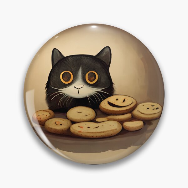 Item preview, Cute Black Funny Cat Making Biscuits With Love No Text designed and sold by MattsMultiverse.