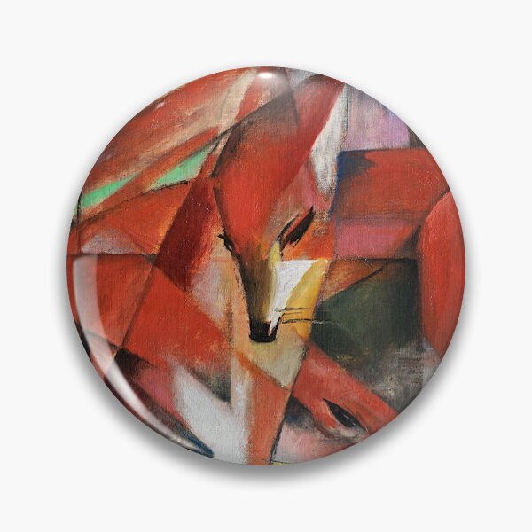 Artikelvorschau, Das berühmte Gemälde „Die Füchse“ (1913) von Franz Marc. entworfen und verkauft von PuzzleWuzzle.