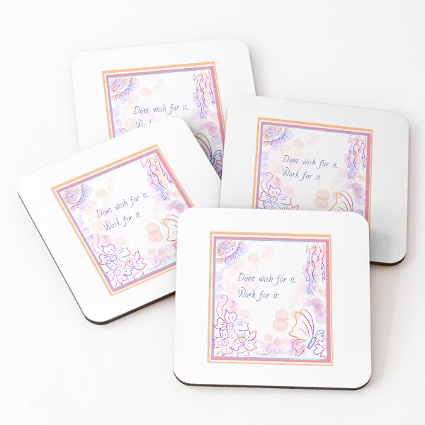 Item preview, Don't wish for it, work for it designed and sold by Roshanay fatima.