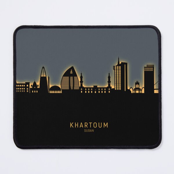 Item preview, Khartoum Sudan Skyline designed and sold by ArtPrints.
