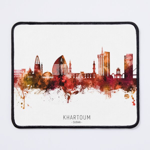 Item preview, Khartoum Sudan Skyline designed and sold by ArtPrints.