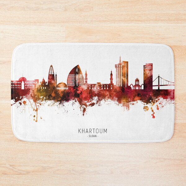 Item preview, Khartoum Sudan Skyline designed and sold by ArtPrints.